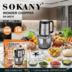 Sokany Wonder Chopper 6in1 3Litter